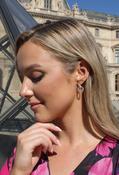 Cubic Zirconia Hoop Earrings image