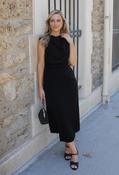 Cowl Neck Midi Dress, Black / 16 image