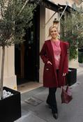Hooded Soft Coat, Bordeaux / F/S image