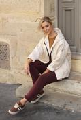 Hooded Quilted Jacket, Beige / F/S image