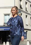 Maresa Floral Print Top, Navy Mix / 14 image
