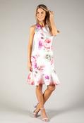 Floral Midi Dress | Pamela Scott, Pink / 8 image