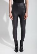 Textured Leather Legging, Black / XL image
