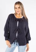Tie Knit Cardigan, Navy / F/S image