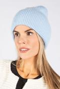 Ribbed Knit Beanie, Blue / F/S image