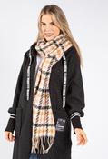 Hounds tooth Scarf, Pink / F/S image