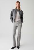 Melly Fresh Mid Rise Flared Jeans, Hazy Fog Melange / 44L