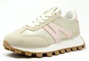 Baby Pink Striped Trainer, Pink / 36 image