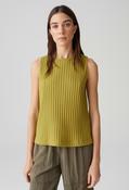 Ipoma Slit Jersey Top, Pistachio / 36 image