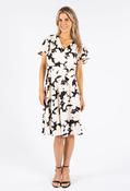 Floral Monochrome Dress, Cream / 12 image