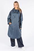 Functional Rain Poncho, Navy Print / F/S image