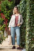 Lissie City Tapered Jeans, Light Dirty Blue / 36XS image