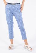 Floral Slim Fit Trousers, Blue / 8
