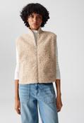 Guluni Regular sweat waistcoat, Macadamia / 36 image