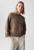 Pennan Bouclé Knitted Jumper, Cocoa / 42 image