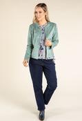 Vintage Leather Look Jacket, Sage / 18 image