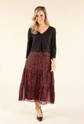 2 in 1 Look Floral Dress, Red / 16 image