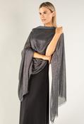Shimmer Shawl, Black/Silver / F/S image