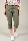 Angelika Slim Fit Capri Trousers, Safari / 42 image
