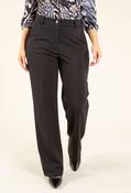 Maine Wide Leg Trousers, Black / 40 image