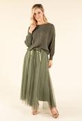 Tulle Skirt, Green / F/S image
