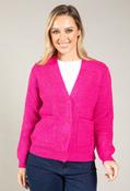 Amelia V-Neck Cardigan, Pink Mix / 16 image