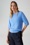 Puvet Slim short-sleeved knitted jumper, Water Blue / 36 image