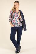Abstract Design Knit Top, Pink Mix / 10 image