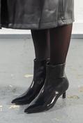 Kitten Heeled Ankle Boot, Black / 40 image