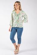 Angelika Jump In Capri Trousers, Navy / 42 image