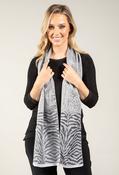Animal Print Scarf, Grey / F/S image
