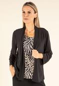 2 in 1 Animal Print Blouse, Zebra / S image