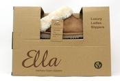 Jill Ladies Slippers, Chestnut / 39