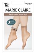 Satin sheen ankle high