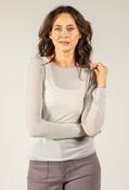 Ultralight Cashmere Top, Grey / F/S image