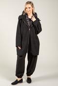 Quilted Hooded Soft Boucle Coat image