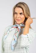 Dolce Vita Satin Touch Scarf, Blue / F/S image