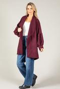 The Mila Coat, Wine / L/XL image