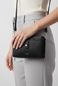 Faux Leather Multi Pocket Bag, Black / F/S image