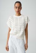 Pydra Summery knitted top, Cream / 36 image