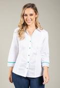 Idun Star Detail Shirt, White / 14 image