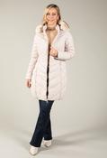 Hooded Quilted Coat, Cream / 12 image