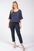 Knit Relaxed Pullover, Navy / F/S image