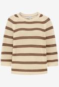 Nala Striped Knit Jumper, Taupe/Cream / 42 image