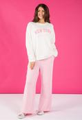 Wide Leg Joggers, Pink / F/S image