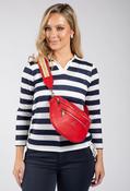 Striped Crossbody Bag, Red / F/S image