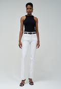 Secret Push In Straight Jeans, White / 33 image