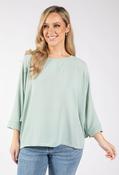 Dulce Batwing Blouse, Sage / F/S
