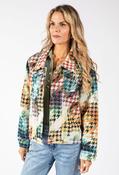Houndstooth Tapestry Jacket, Beige / 8 image