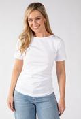 Lenny Short Sleeve Top, White / 18